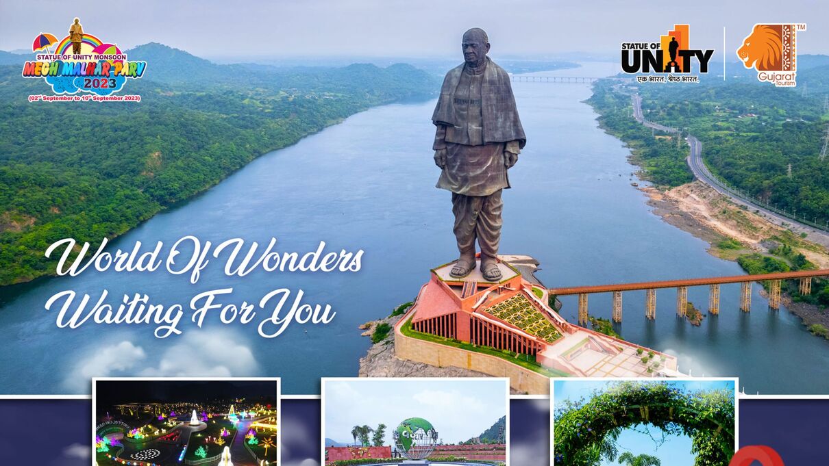 Statue of Unity Meg Malhar Parv Festival