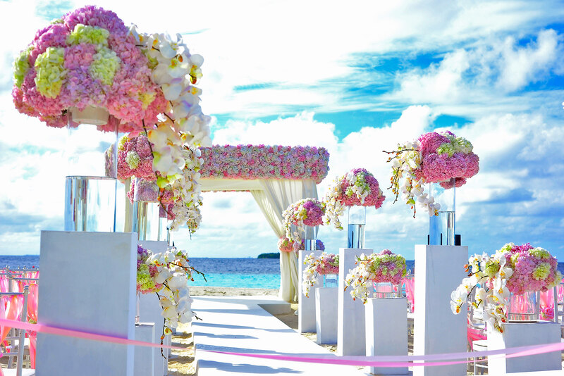 beach wedding destination in Goa with stunning ocean views